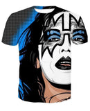Kiss Band 3D full over print Hoodie, Sweater, TShirt LK-043