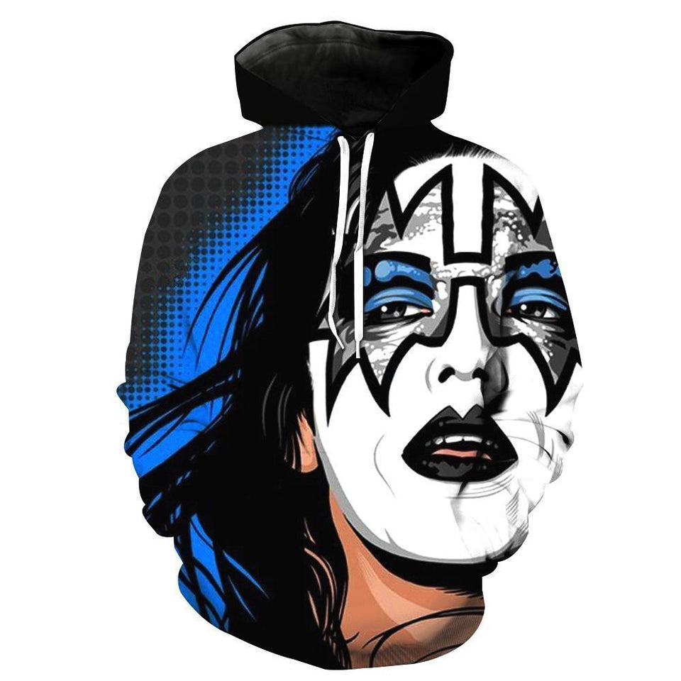 Kiss Band 3D full over print Hoodie, Sweater, TShirt LK-043
