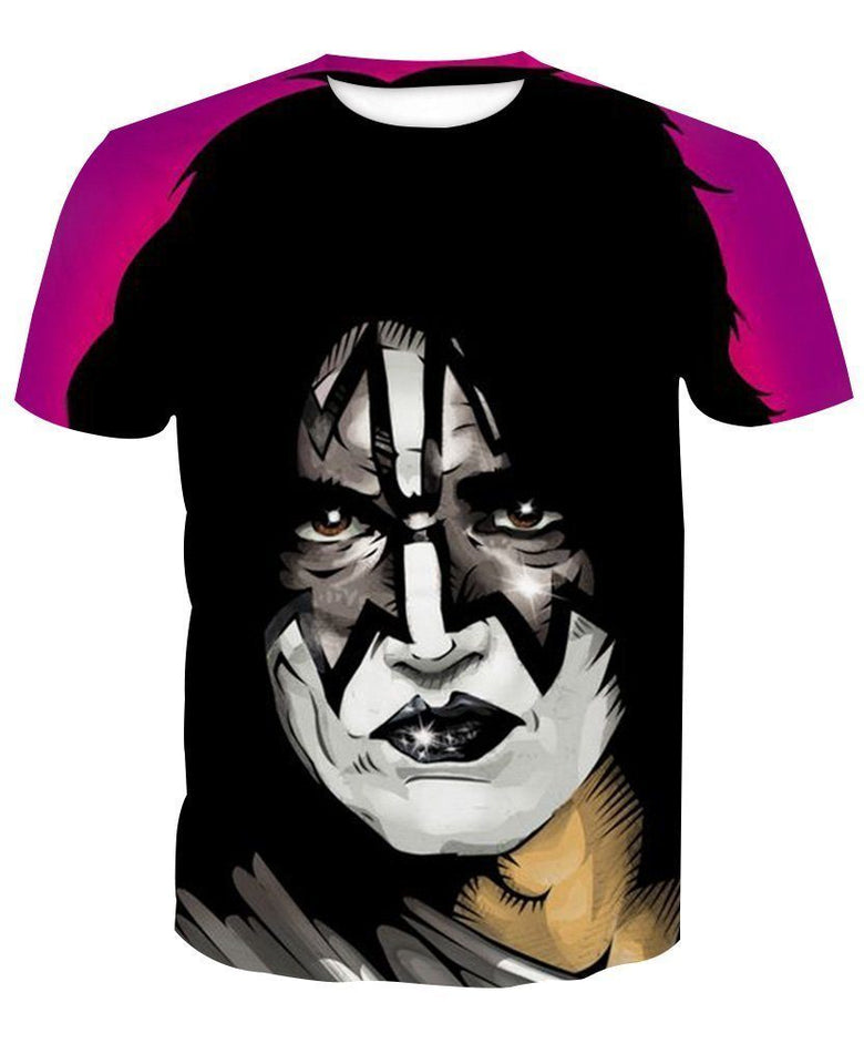Kiss Band 3D full over print Hoodie, Sweater, TShirt LK-046