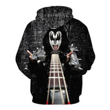 Kiss Band 3D full over print Hoodie, Sweater, TShirt LK-047