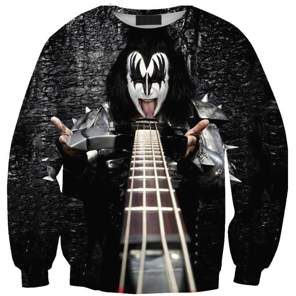Kiss Band 3D full over print Hoodie, Sweater, TShirt LK-047