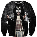 Kiss Band 3D full over print Hoodie, Sweater, TShirt LK-047