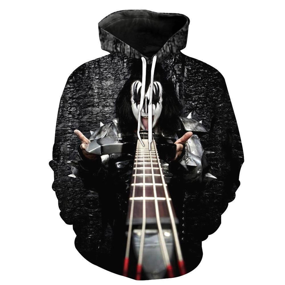 Kiss Band 3D full over print Hoodie, Sweater, TShirt LK-047