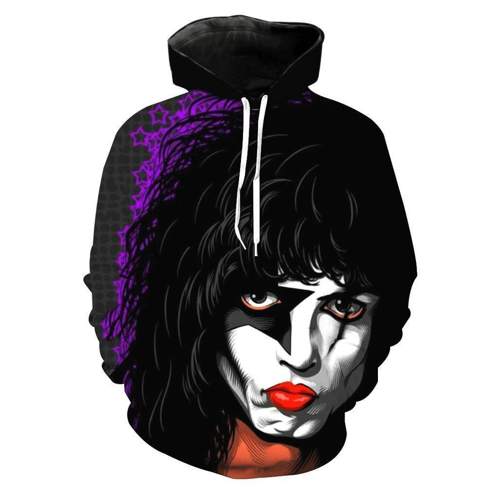 Kiss Band 3D full over print Hoodie, Sweater, TShirt LK-049