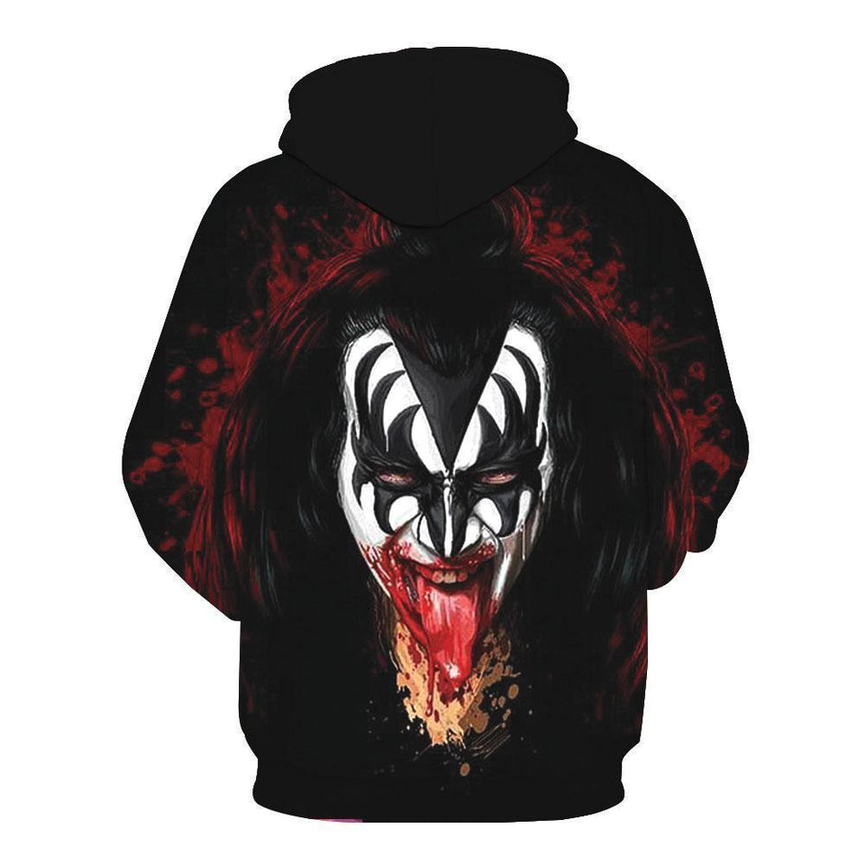 Kiss Band 3D full over print Hoodie, Sweater, TShirt TX-016