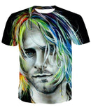 Kurt Cobain 3D full over print Hoodie, Sweater, TShirt LK-040