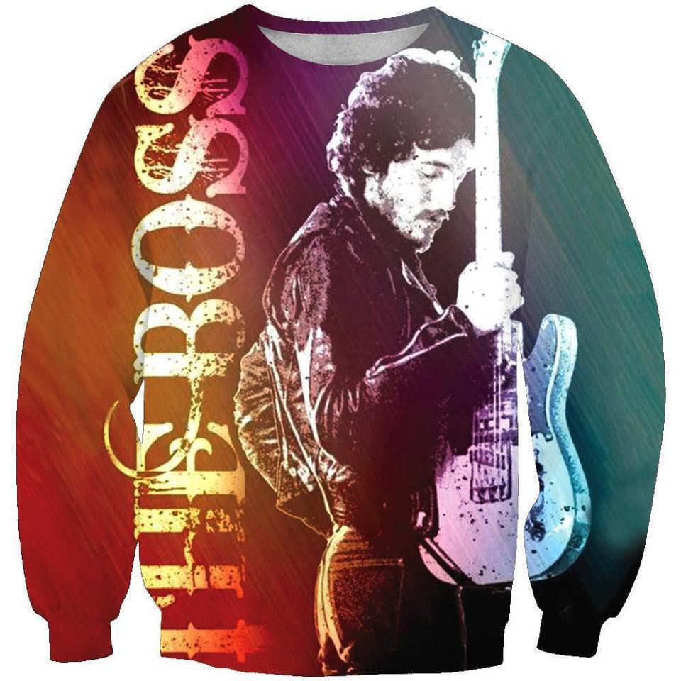 Bruce Springsteen 3D full over print Hoodie, Sweater, TShirt TS-135