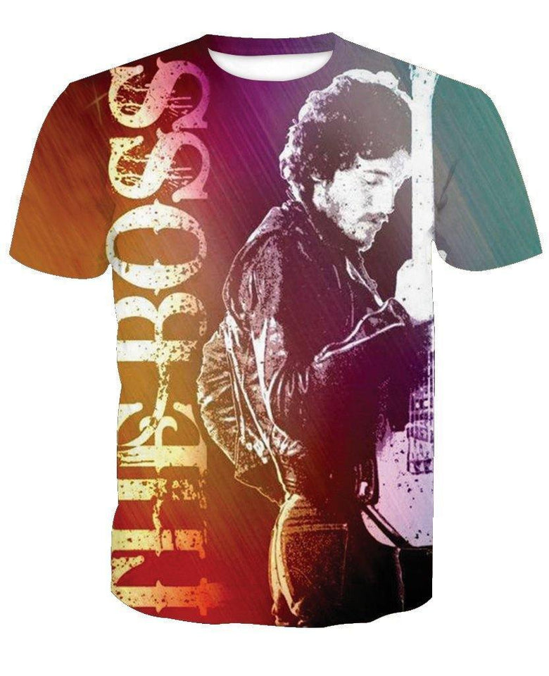Bruce Springsteen 3D full over print Hoodie, Sweater, TShirt TS-135
