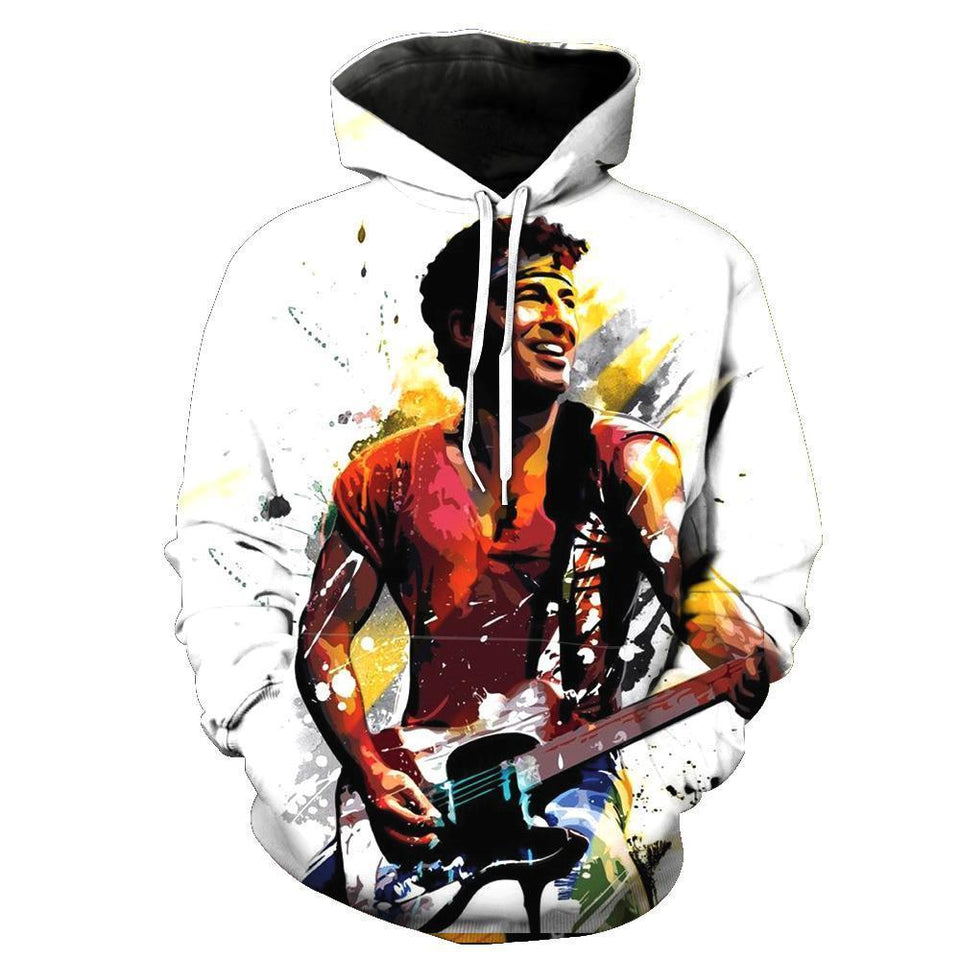 Bruce Springsteen 3D full over print Hoodie, Sweater, TShirt TS-137