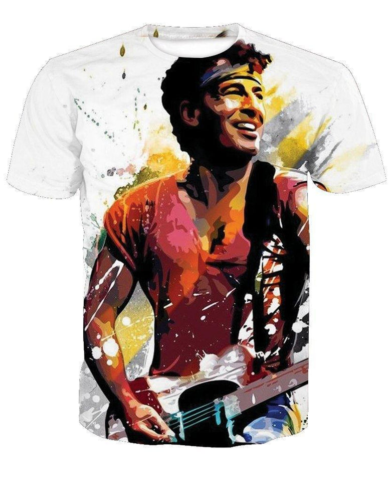 Bruce Springsteen 3D full over print Hoodie, Sweater, TShirt TS-137