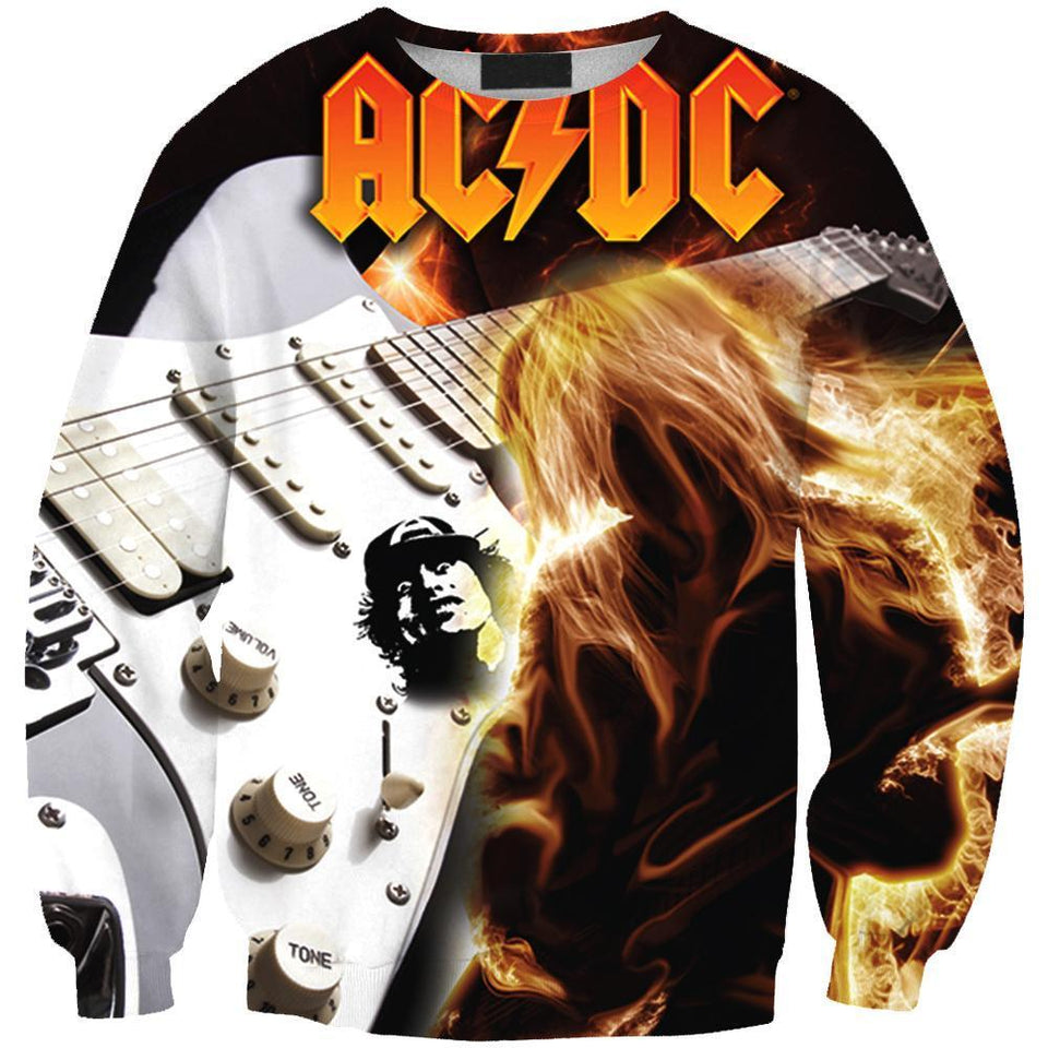 ACDC Rock Band 3D full over print Hoodie, Sweater, TShirt LK-063
