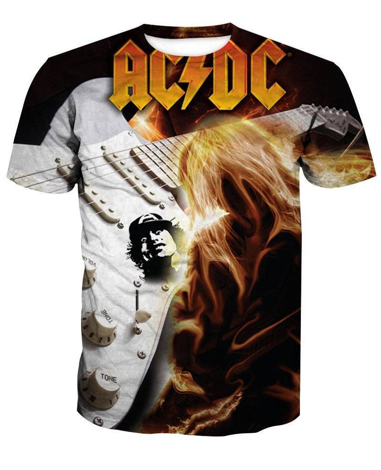 ACDC Rock Band 3D full over print Hoodie, Sweater, TShirt LK-063