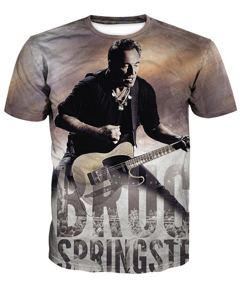 Bruce Springsteen 3D full over print Hoodie, Sweater, TShirt LK-079