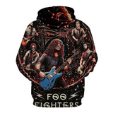Foo Fighters 3D full over print Hoodie, Sweater, TShirt LK-060