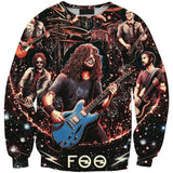 Foo Fighters 3D full over print Hoodie, Sweater, TShirt LK-060