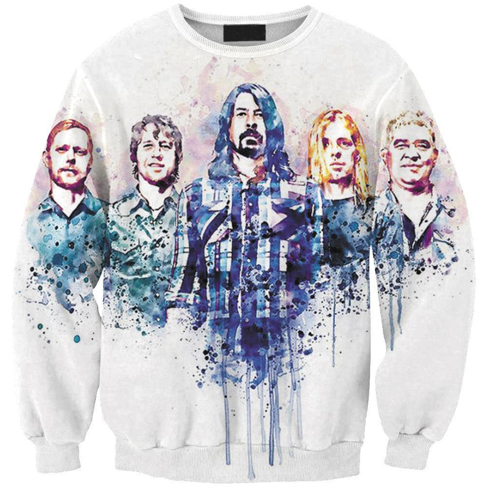 Foo Fighters 3D full over print Hoodie, Sweater, TShirt LK-075