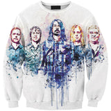Foo Fighters 3D full over print Hoodie, Sweater, TShirt LK-075