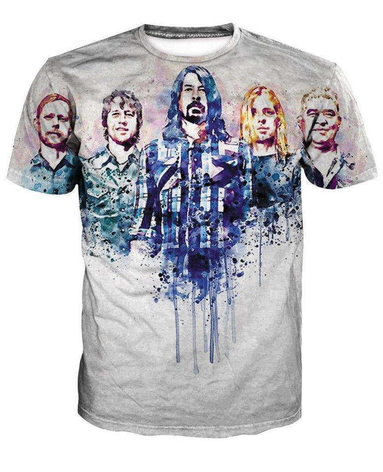 Foo Fighters 3D full over print Hoodie, Sweater, TShirt LK-075