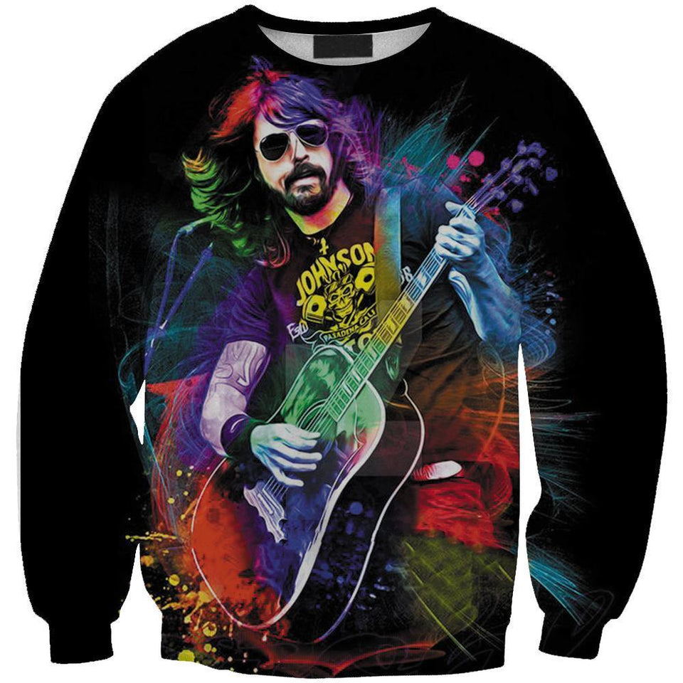 Foo Fighters 3D full over print Hoodie, Sweater, TShirt LK-076