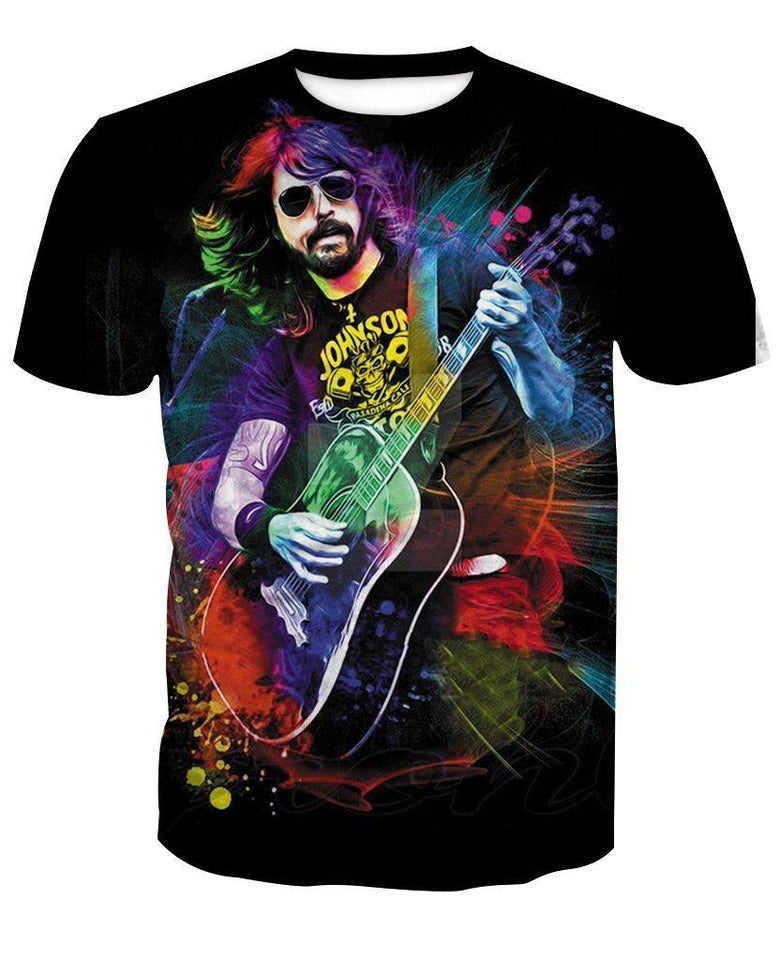 Foo Fighters 3D full over print Hoodie, Sweater, TShirt LK-076