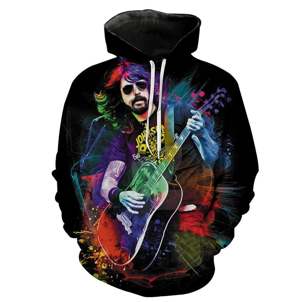 Foo Fighters 3D full over print Hoodie, Sweater, TShirt LK-076