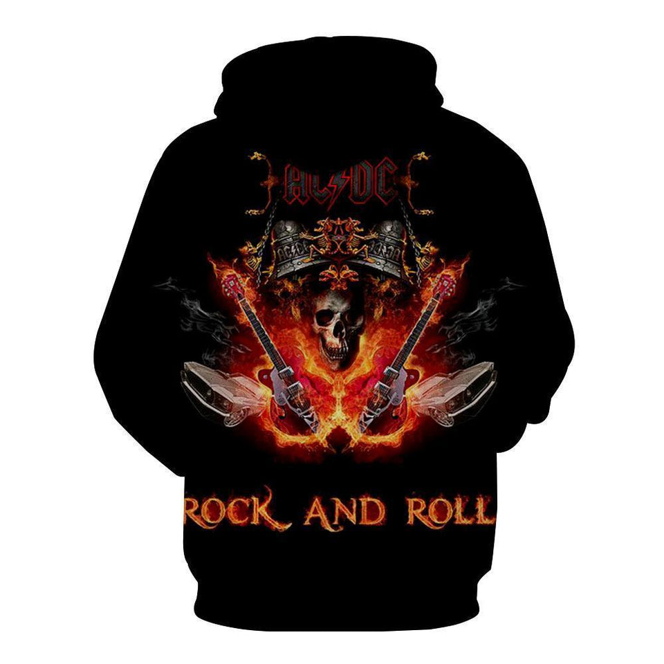 ACDC Rock Band 3D full over print Hoodie, Sweater, TShirt LK-116