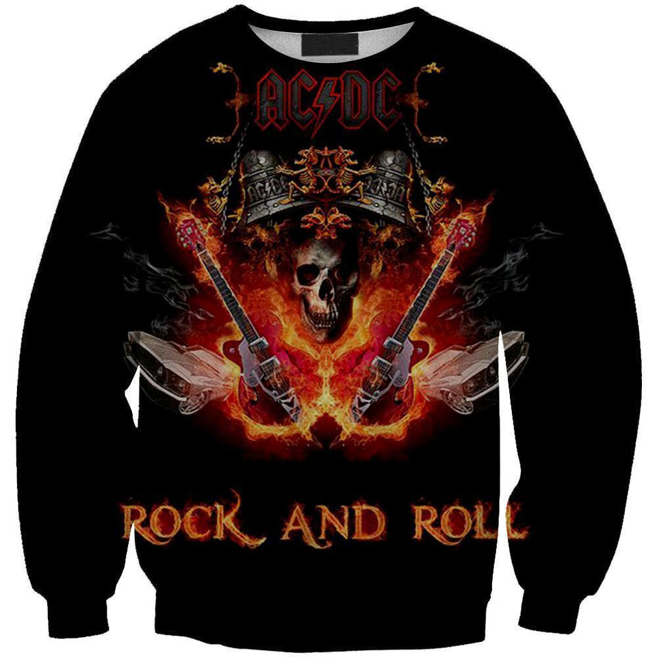 ACDC Rock Band 3D full over print Hoodie, Sweater, TShirt LK-116