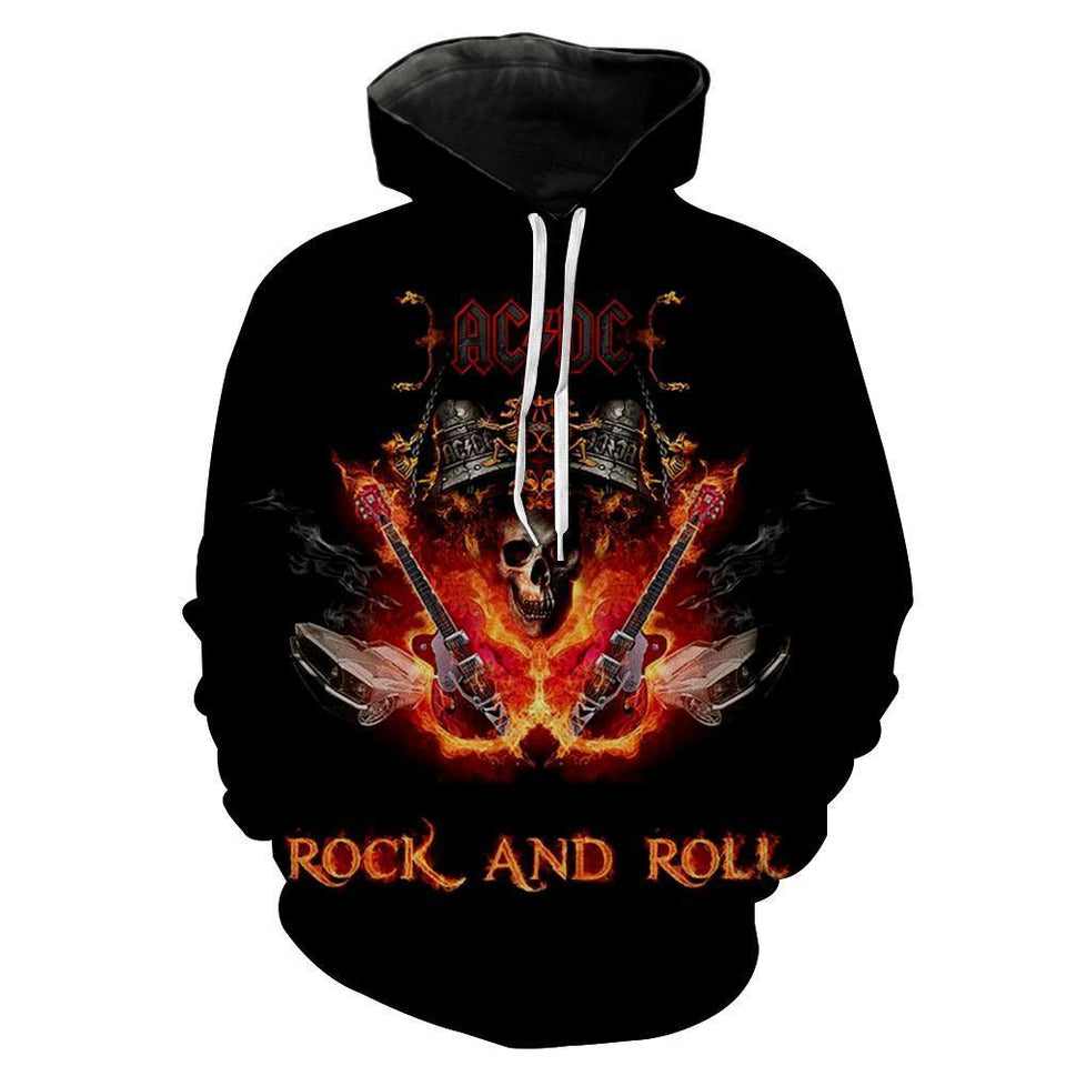 ACDC Rock Band 3D full over print Hoodie, Sweater, TShirt LK-116