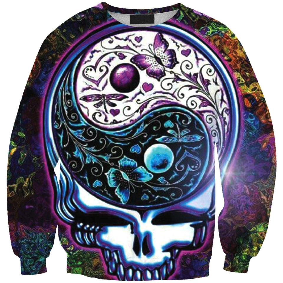 Grateful Dead-Skull-printed-tee-T-shirt-sweater-zip-hoodies-tank-top-for-men-women