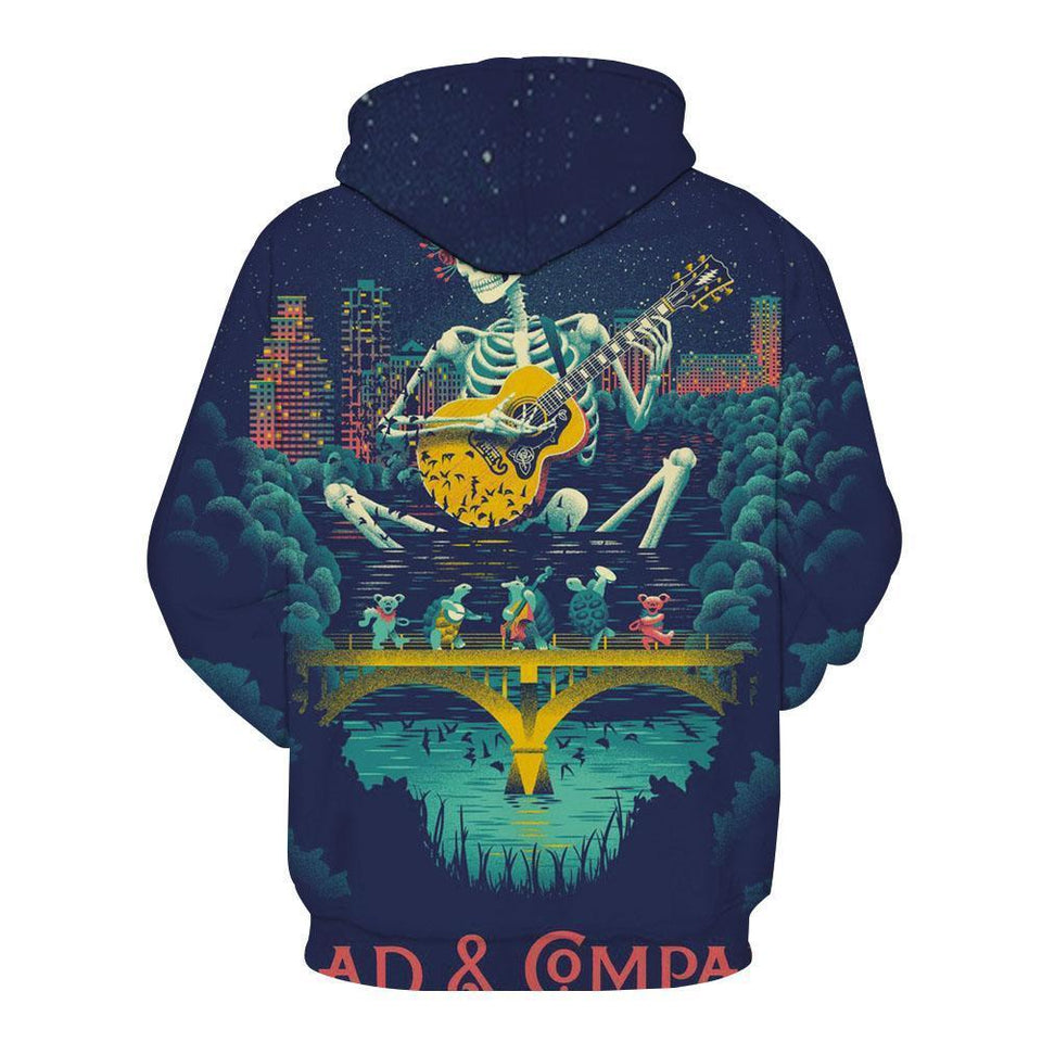Grateful Dead-Skull-printed-tee-T-shirt-sweater-zip-hoodies-tank-top-for-men-women