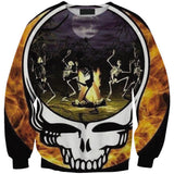 Grateful Dead-Skull-printed-tee-T-shirt-sweater-zip-hoodies-tank-top-for-men-women