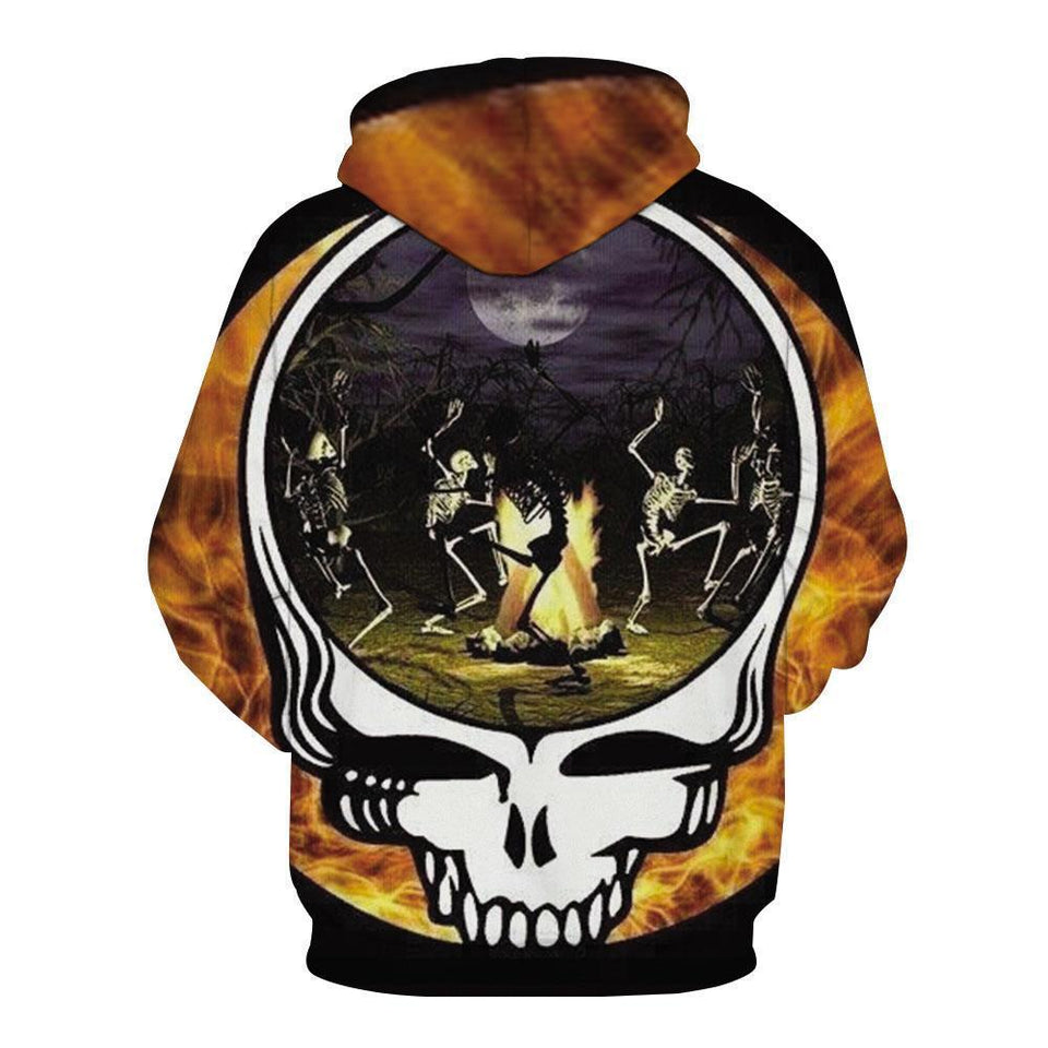 Grateful Dead-Skull-printed-tee-T-shirt-sweater-zip-hoodies-tank-top-for-men-women