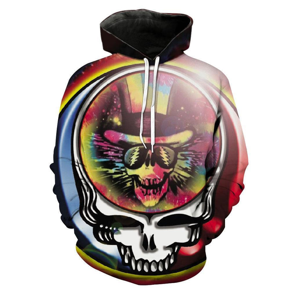 Grateful Dead-Skull-printed-tee-T-shirt-sweater-zip-hoodies-tank-top-for-men-women