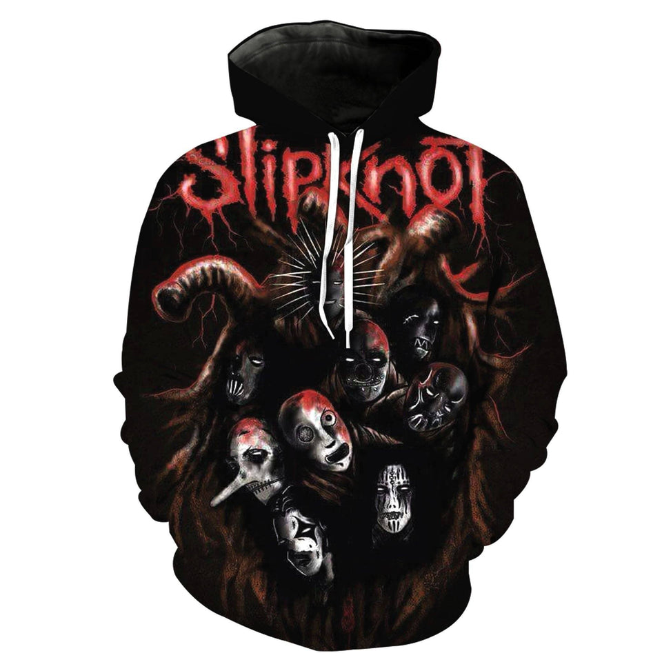 SlipKnoT 3D full over print Hoodie, Sweater, TShirt RH-032