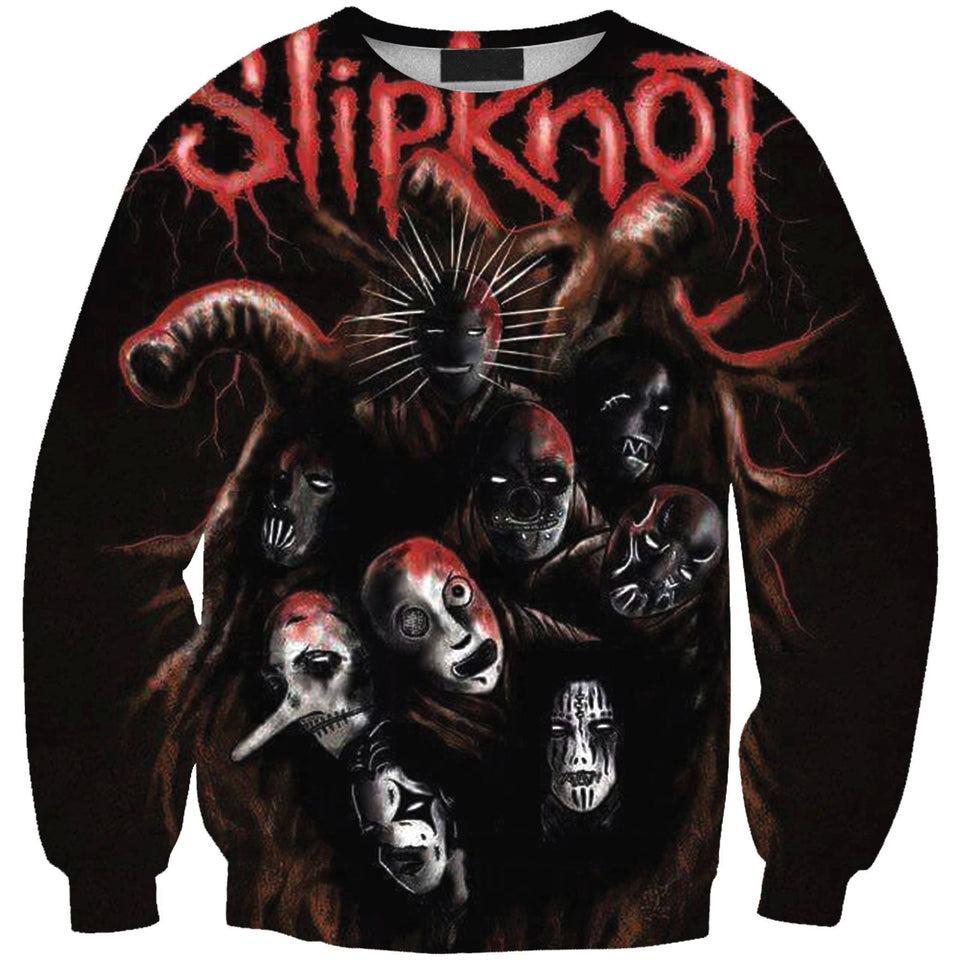 SlipKnoT 3D full over print Hoodie, Sweater, TShirt RH-032