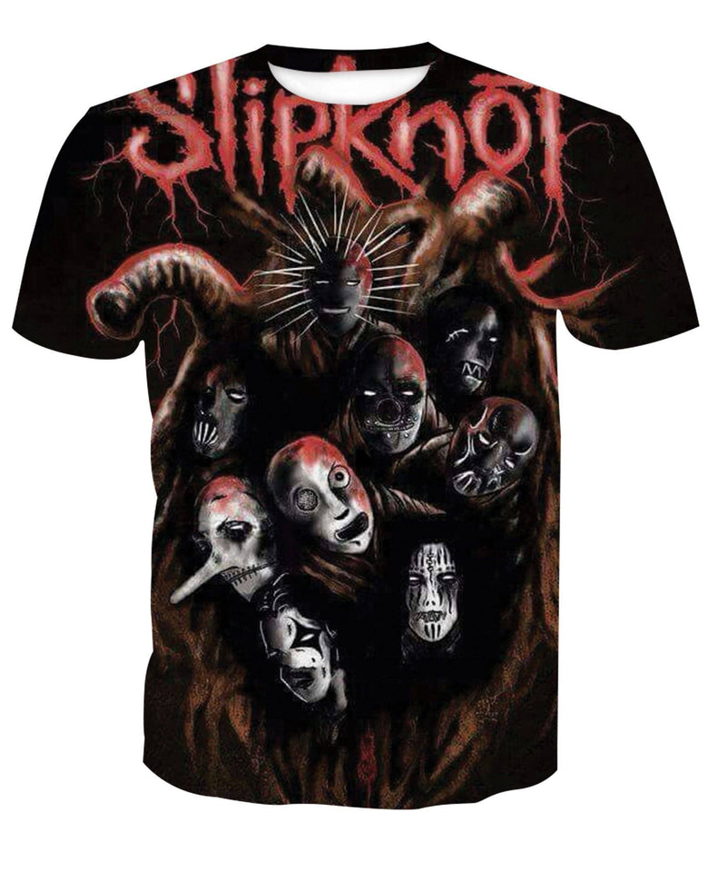 SlipKnoT 3D full over print Hoodie, Sweater, TShirt RH-032