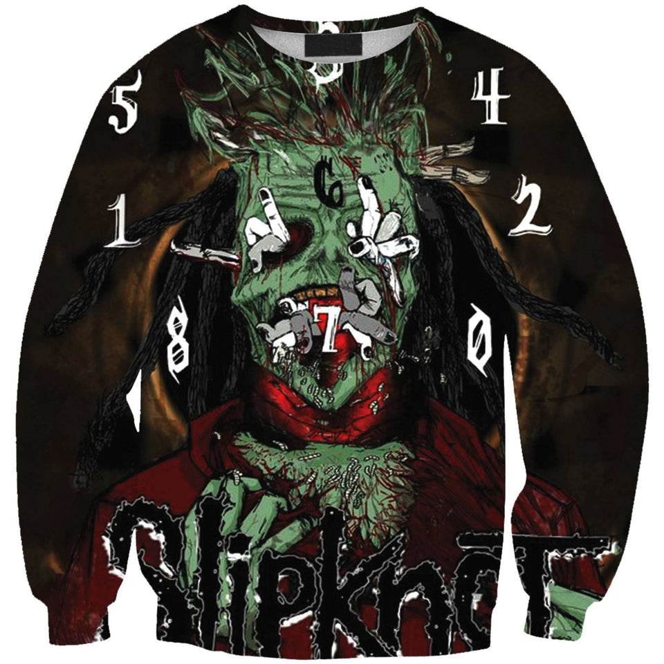 SlipKnoT 3D full over print Hoodie, Sweater, TShirt RH-038