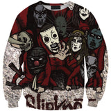 SlipKnoT 3D full over print Hoodie, Sweater, TShirt RH-030