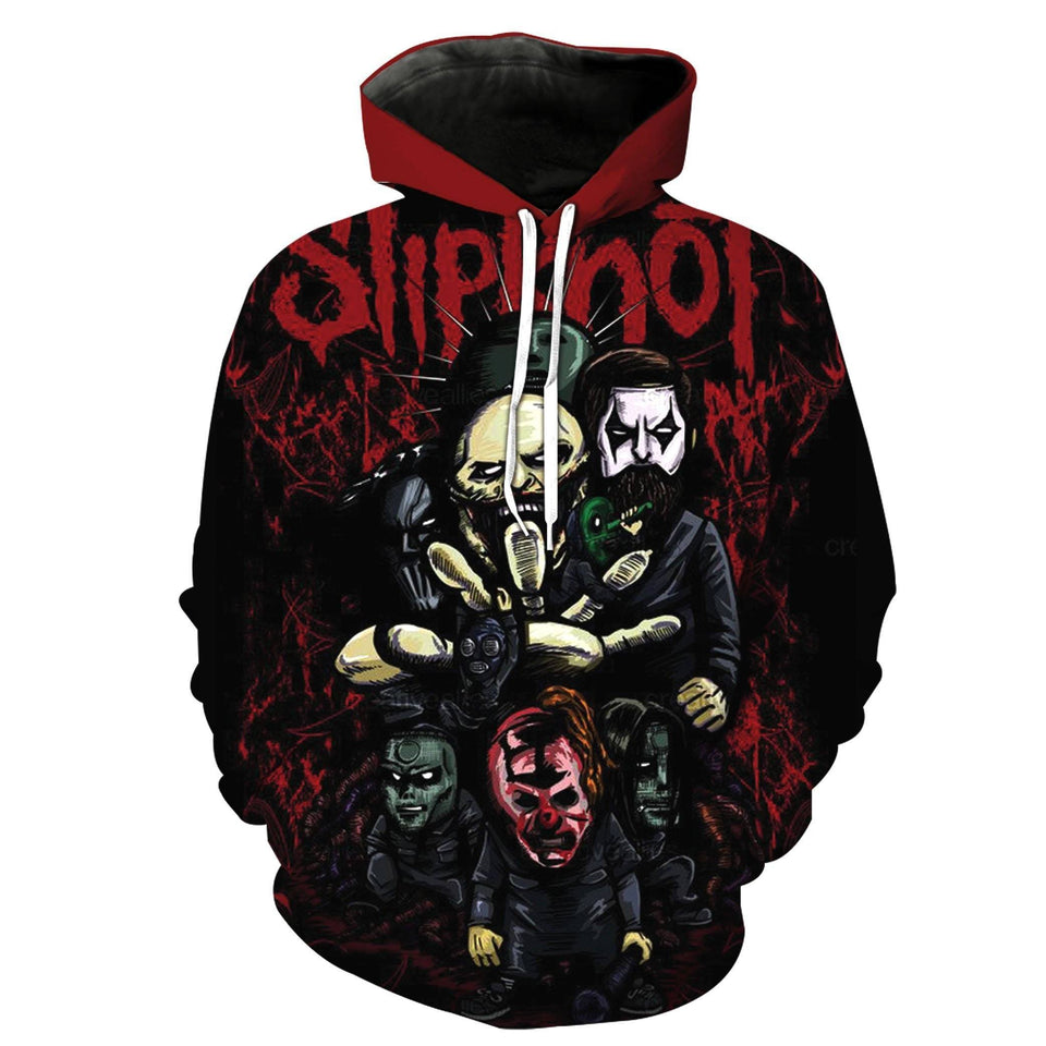 SlipKnoT 3D full over print Hoodie, Sweater, TShirt RH-031
