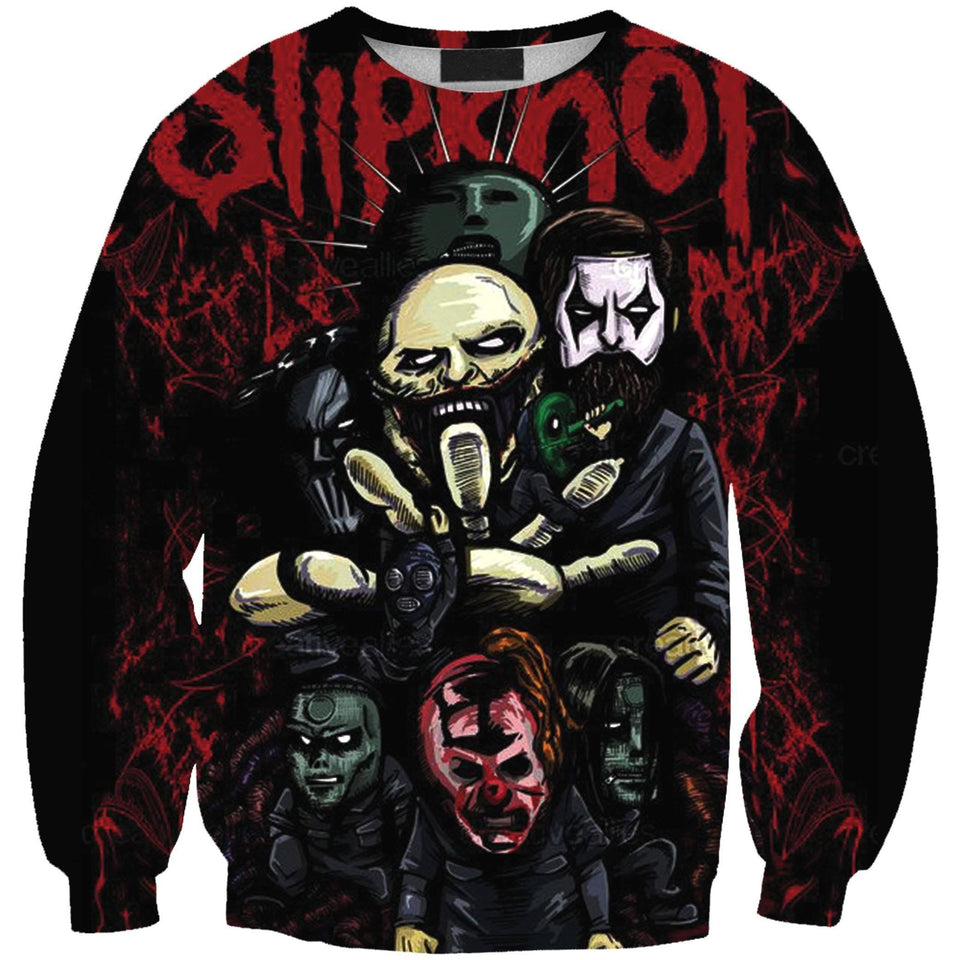 SlipKnoT 3D full over print Hoodie, Sweater, TShirt RH-031