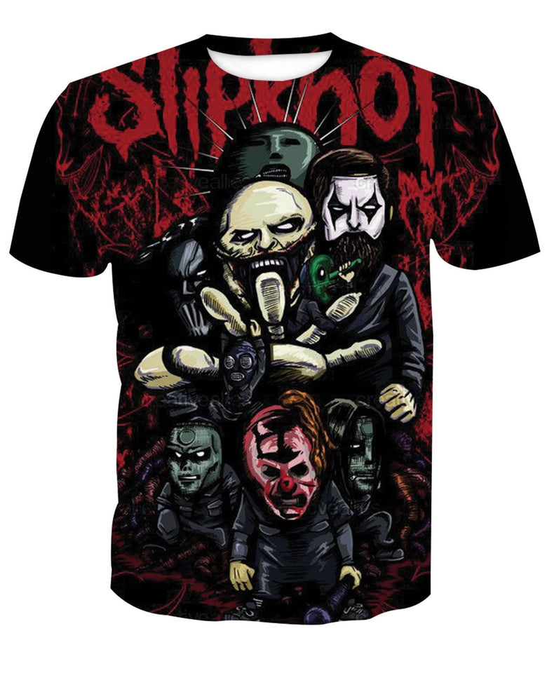 SlipKnoT 3D full over print Hoodie, Sweater, TShirt RH-031