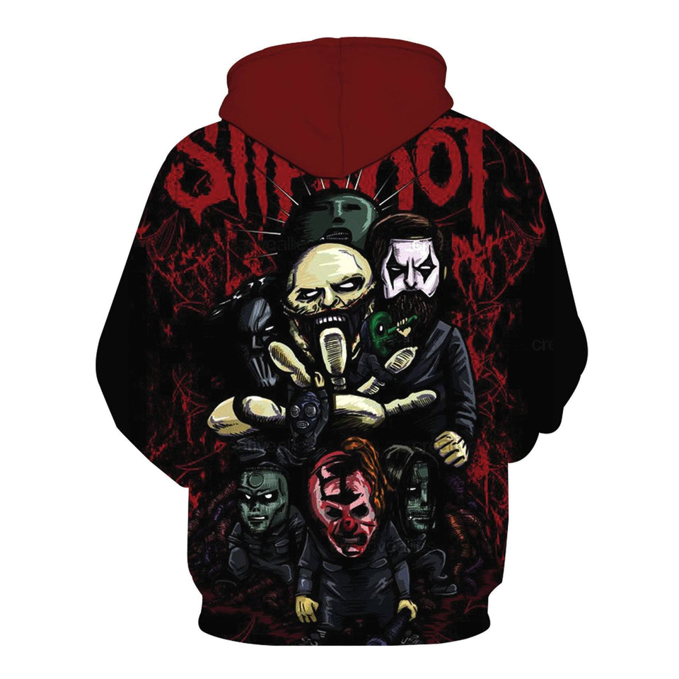 SlipKnoT 3D full over print Hoodie, Sweater, TShirt RH-031