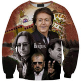 THE BEATLES 3D full over print Hoodie, Sweater, TShirt LK-112