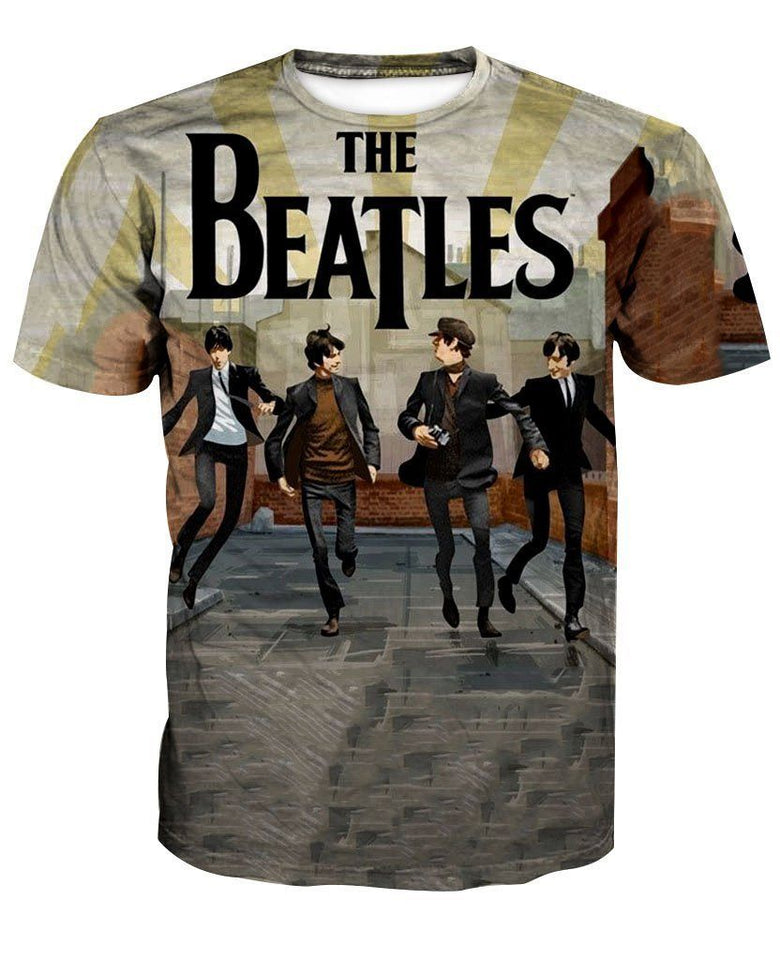 THE BEATLES 3D full over print Hoodie, Sweater, TShirt LK-113