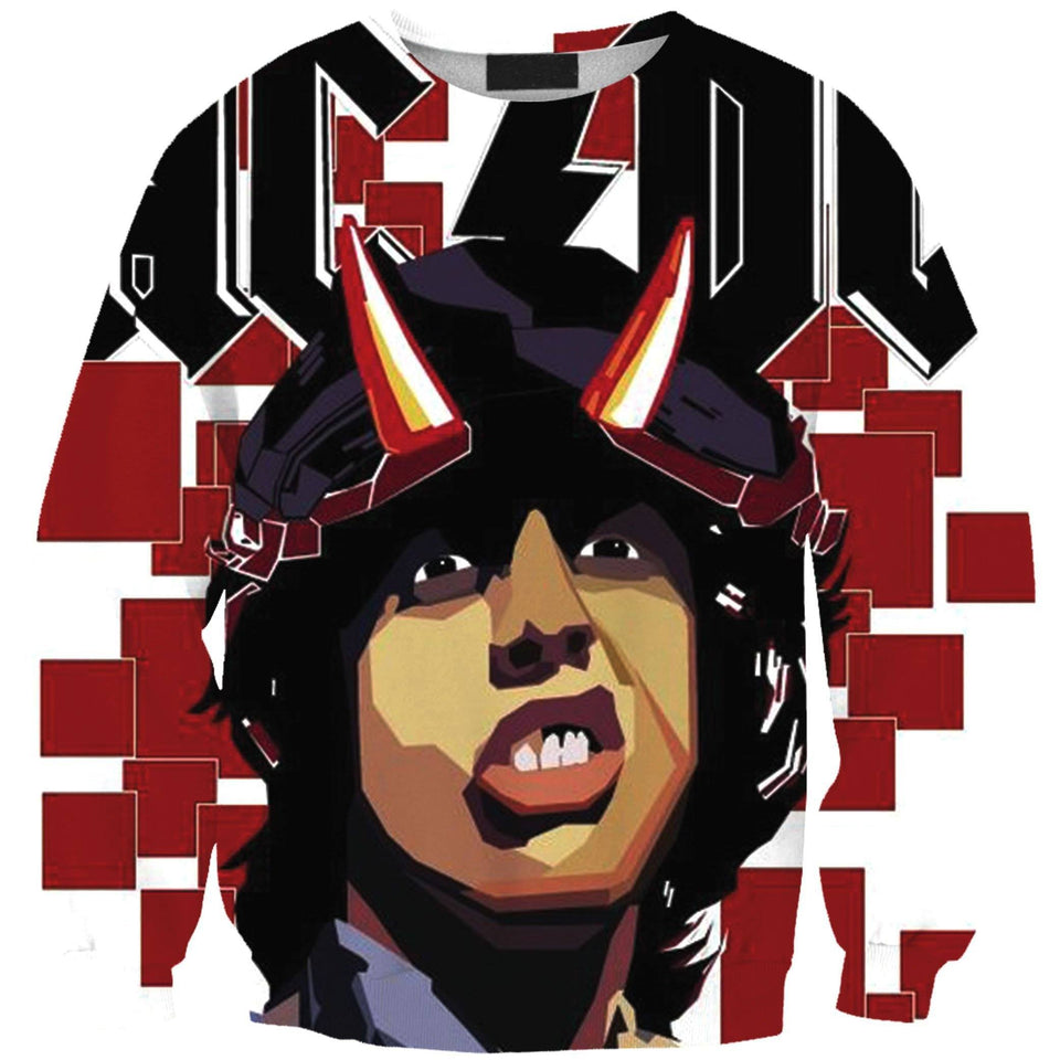 ACDC Rock Band 3D full over print Hoodie, Sweater, TShirt RH-059