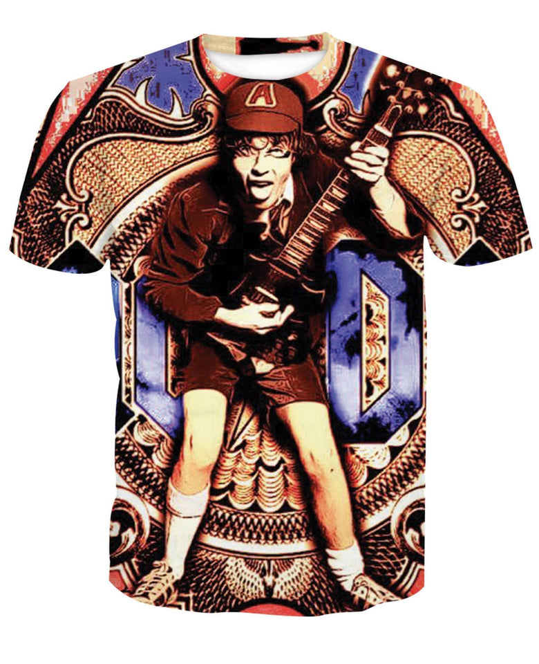 ACDC Rock Band 3D full over print Hoodie, Sweater, TShirt RH-069
