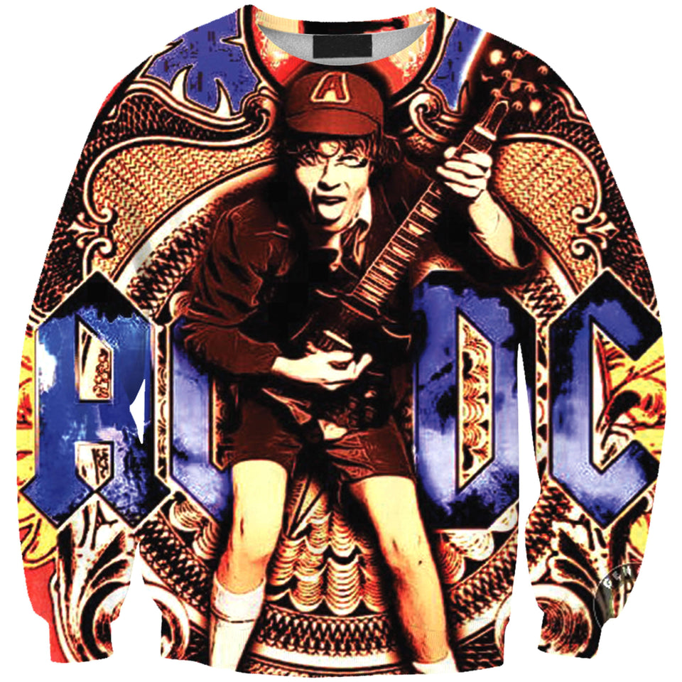 ACDC Rock Band 3D full over print Hoodie, Sweater, TShirt RH-069