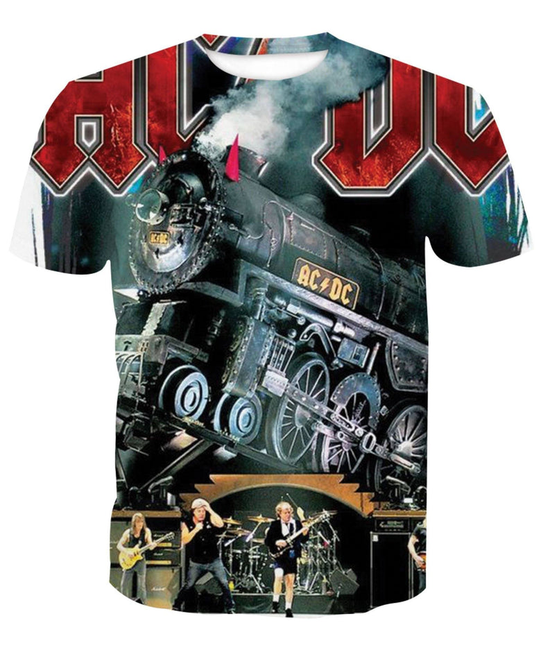 ACDC Rock Band 3D full over print Hoodie, Sweater, TShirt RH-071