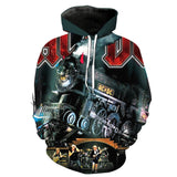 ACDC Rock Band 3D full over print Hoodie, Sweater, TShirt RH-071