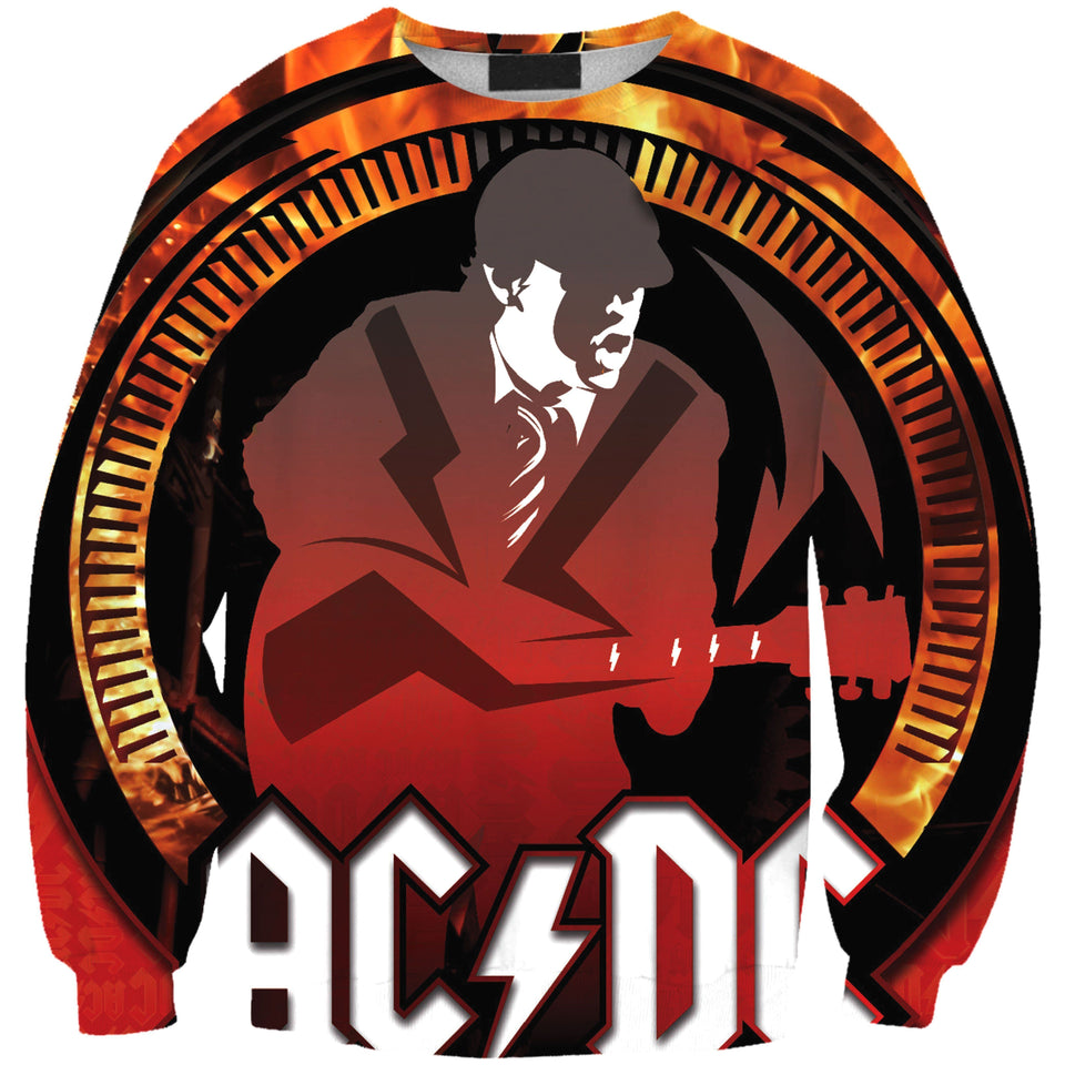 ACDC Rock Band 3D full over print Hoodie, Sweater, TShirt RH-072